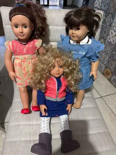 3 bonecas our generation/ american girl