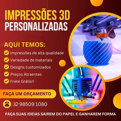 Impressões 3D Personalizada 