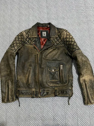 Jaqueta em couro masculina - Master Suplly & Co