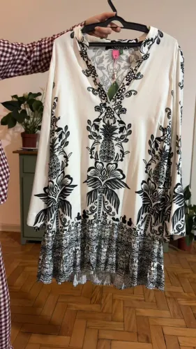 vestido farm doce caminho off white