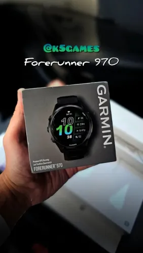Garmin Forerunner 970 Preto Lacrado - ESCRITÓRIO ABC SP 