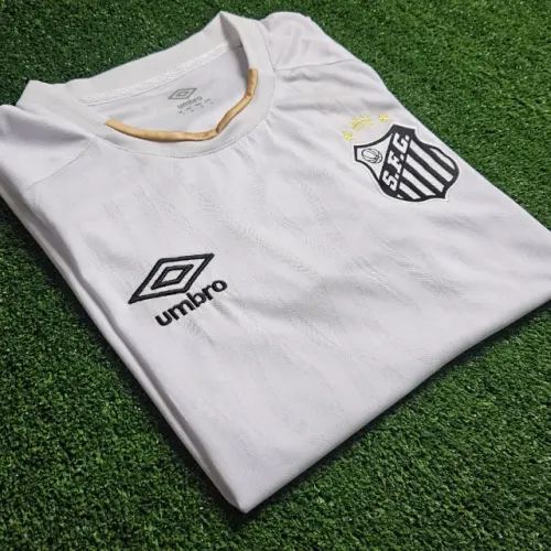 Camisa do Santos I 2026/27 Branca e Dourada