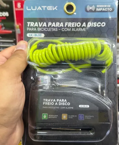 CADEADO TRAVA DE DISCO AUTOMOTIVO REF: LK