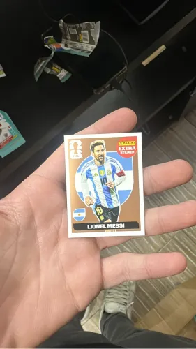 FIGURINHA EXTRA LEGEND MESSI BRONZE