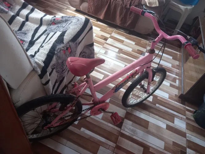 Vendo uma bicicleta de menina