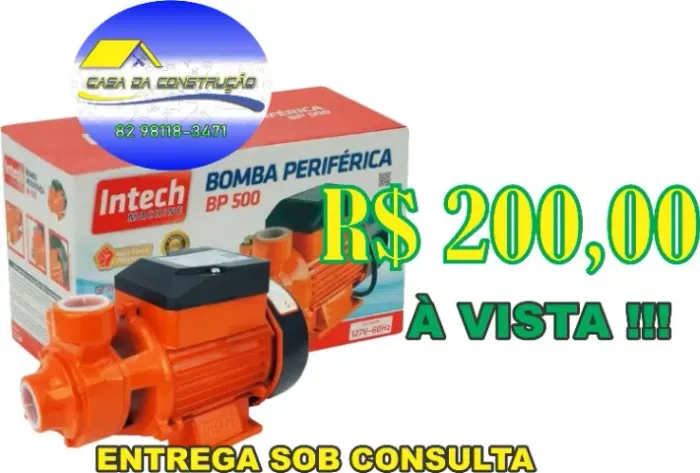 BOMBA D'ÁGUA  Periférica 1/2 CV BP500