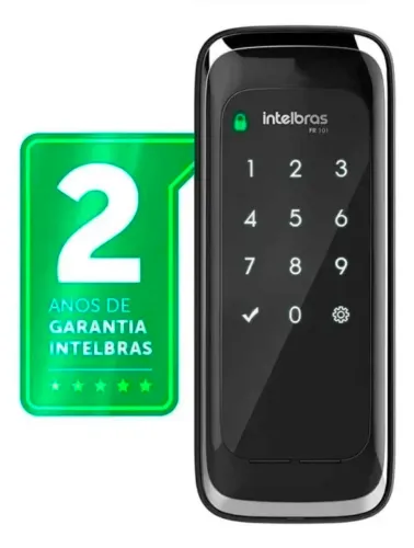 Fechadura digital instalada 