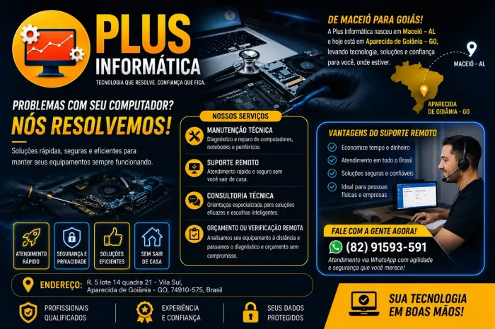 Manutenção e consultoria em informática