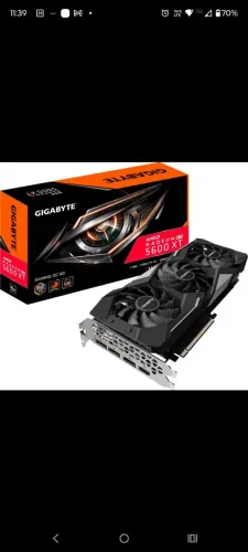 Vendo placa de vídeo Gigabyte Radeon RX 5600 XT Gaming