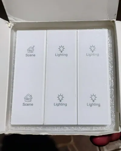 Interruptor Inteligente Tuya Zigbee M17 6 Botoes Cenas Novo