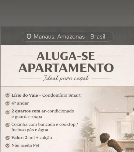 Alugo apartamento 2 qts cond . smart lírio do vale 