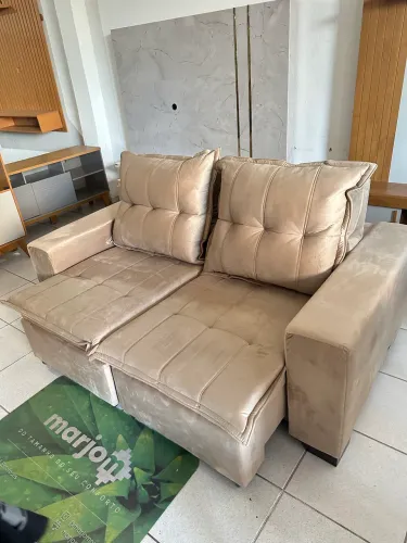 Sofá 2 lugares baú disponível