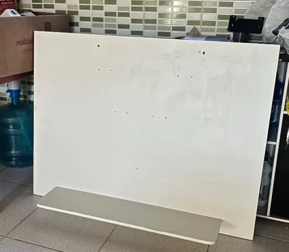 Painel para tv branco MDF