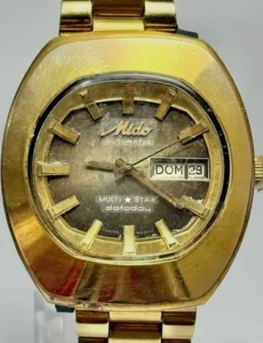 Relogio vintage suíço Mido Multi Star Automático.