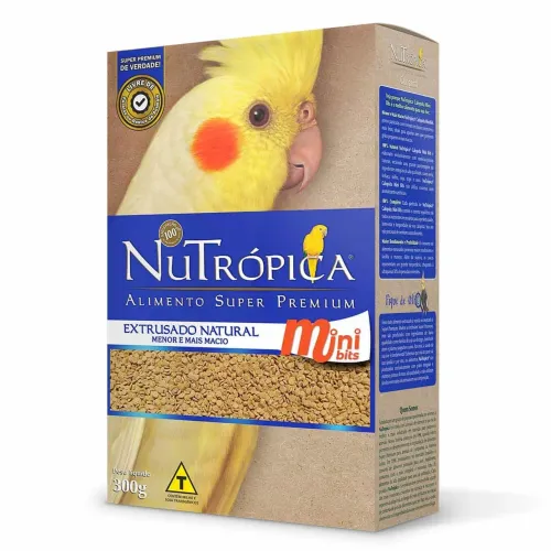 Ração extrusada da nutropica mini bits