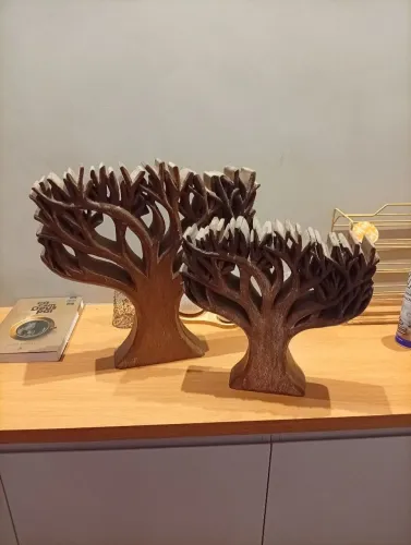 Árvores de madeira maciça decorativa