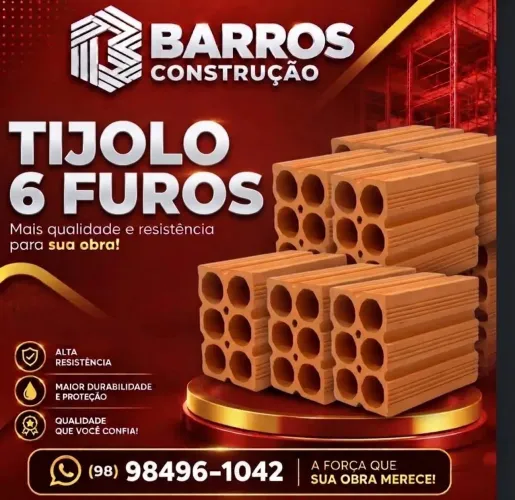 Tijolo 6 Furos
