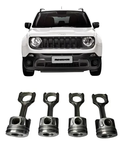 Kit Pistão Biela Jeep Compass Renegade Toro 2.0 Diesel