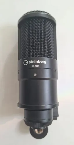 Microfone Steinberg ST - M01 Condensador (Novo. Só testado. Nunca usado) - Único dono.