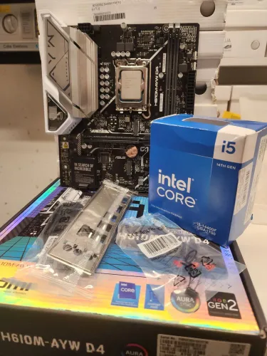 KIT UPGRADE - I5 14400F + H610 AYW-D4 - DDR4 