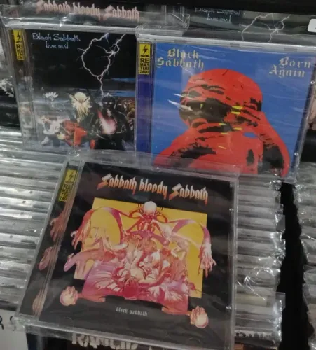 CD BLACK SABBATH LOTE COM 3 RAROS - 150