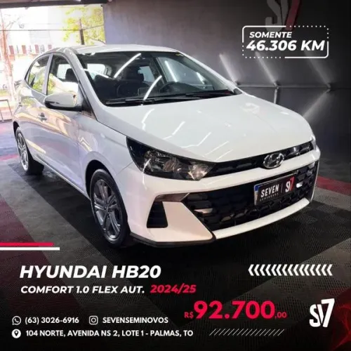 Hyundai HB20 Comfort 1.0 TB Flex 12V AUT 2025