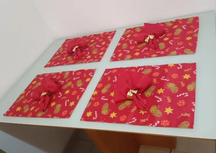 Jogo americano, mesa posta