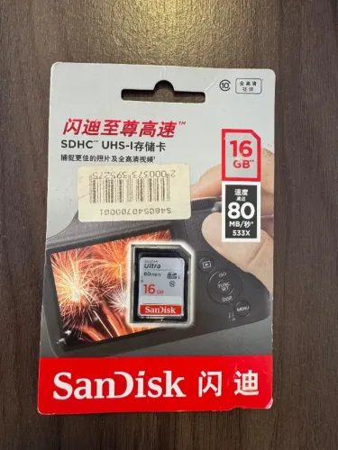Cartão de memória 16Gb Sandisk