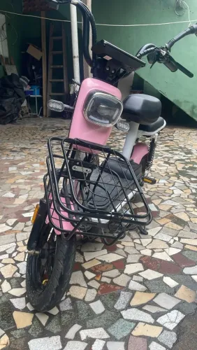 Bicicleta elétrica Sousa 350w rosa - Excelente estado