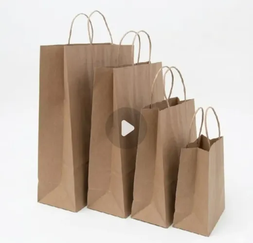 Sacolas em papel kraft 