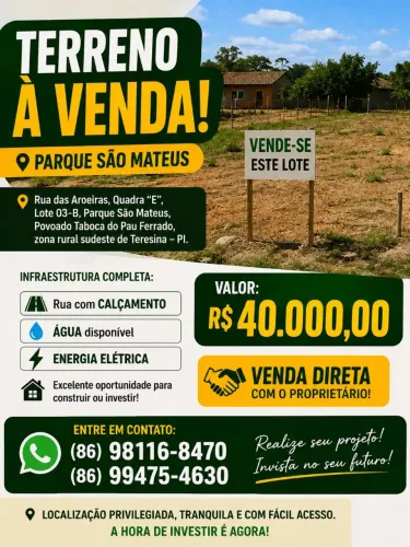 Lote a venda