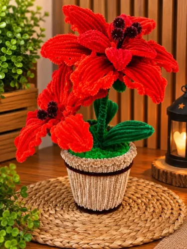 Flor Red Velvet Artificial
