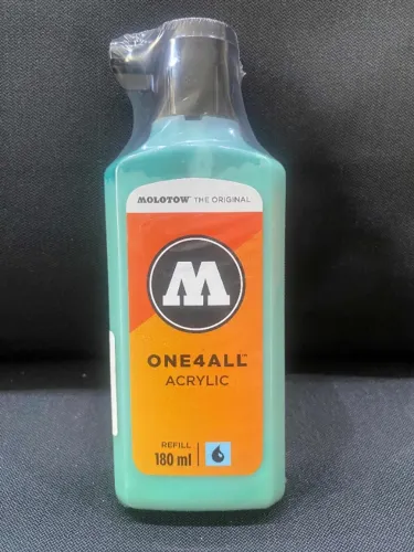 Tinta acrílica MOLOTOW ONE4ALL 180ml - Ref. 206 Lagoon Blue (Verde)
