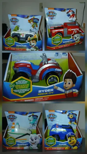Carrinho + Personagem Patrulha Canina Ryder
