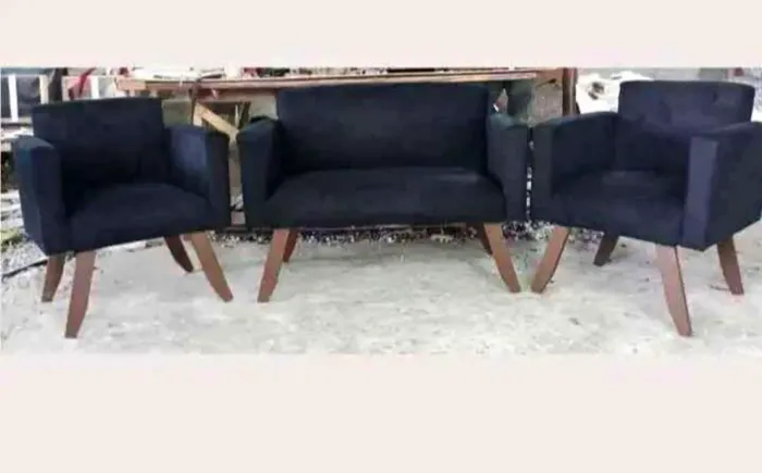 Kit namoradeira e 2 poltronas direto de fábrica - novo paga na entrega 