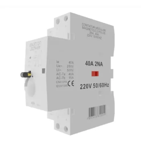 Contator Modular Bipolar 25A 2NA 220V | Ferramenta Elétrica Exatron