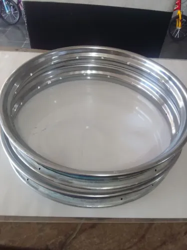 Par aro cromado 14x1.1/4 mirim 16 furos