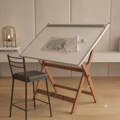 Mesa para Desenho 80x100cm + banqueta