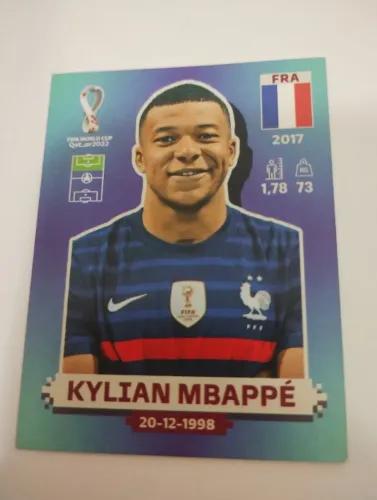 Figurinha Mbappe Copa 2022 Qatar