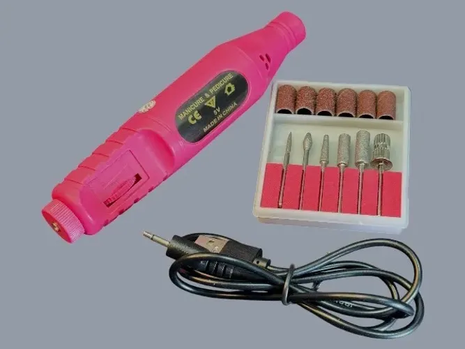 Caneta Lixadeira De Unha Elétrica Profissional - Nova Na Caixa