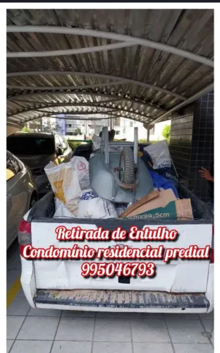 Retirada de entulho resto de obra*ensacado 