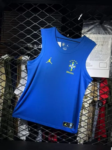 CAMISA REGATA BRASIL COPA SELEÇÃO BRASILEIRA REGATA TREINO ACADEMIA DRY-FIT 