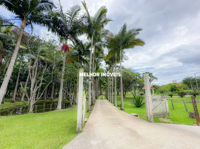 Sítio à venda em Camboriú-SC com 15.595m². Um verdadeiro paraíso com 6 lagoas, pomar e móv