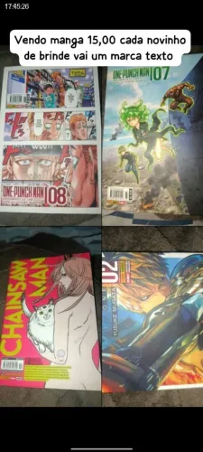 Mangas na compra de qualquer um deles você ganha de brinde marca texto