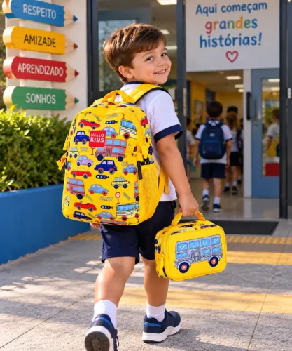Mochila Infantil Carros