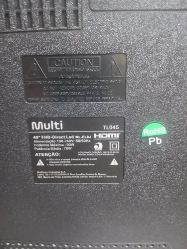 placa televisão multilaser 42