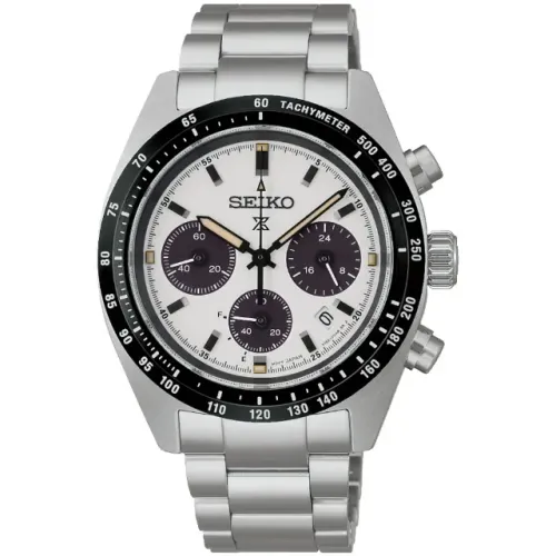 Relógio Seiko Prospex Panda SSC961: Solar Cronógrafo, Aço Inox, 39mm, Calibre V192