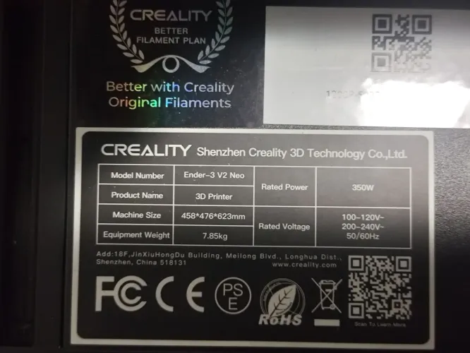 Vendo impressora ender 3 V2 neo