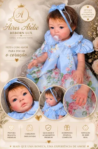 Boneca reborn promoção dia das crianças
