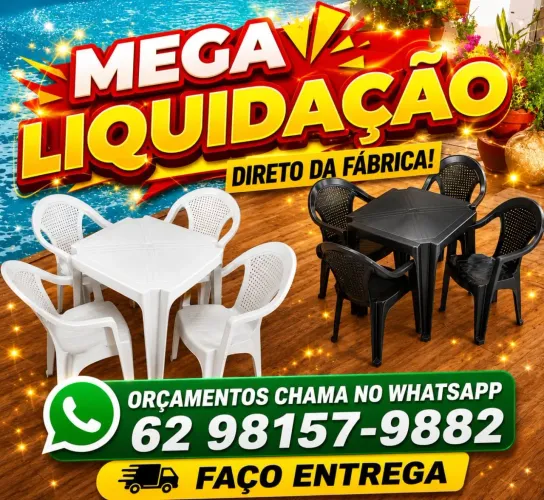 Jogo de mesa cadeira com Braço FAÇO ENTREGA 